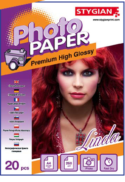 LINDA - Premium High Glossy 260 g/m2 Photo paper